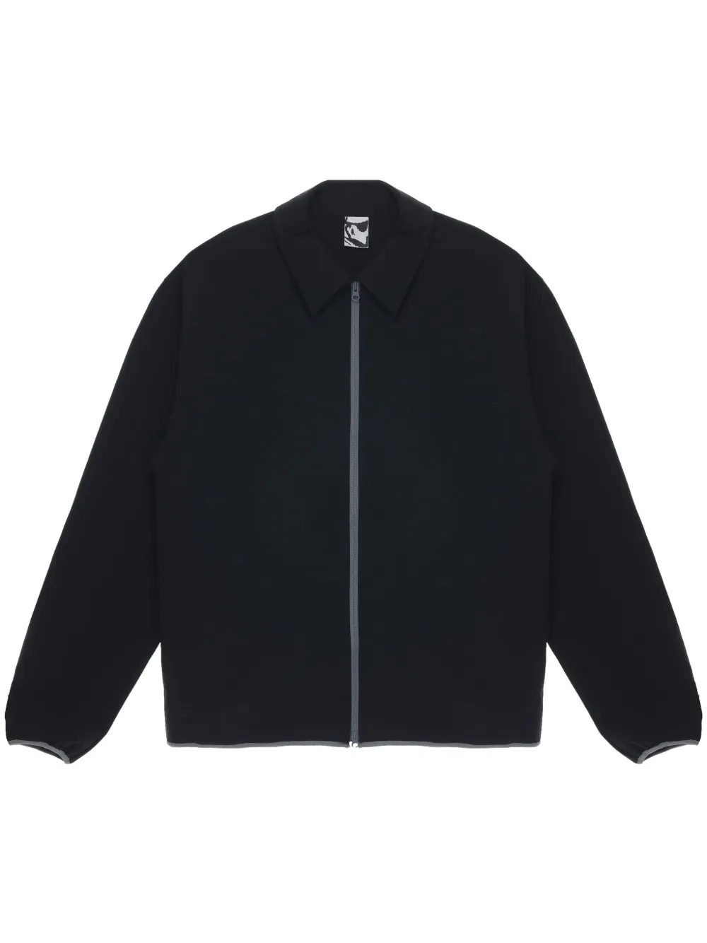 GR10K zip-up shirt | Black | Image 1