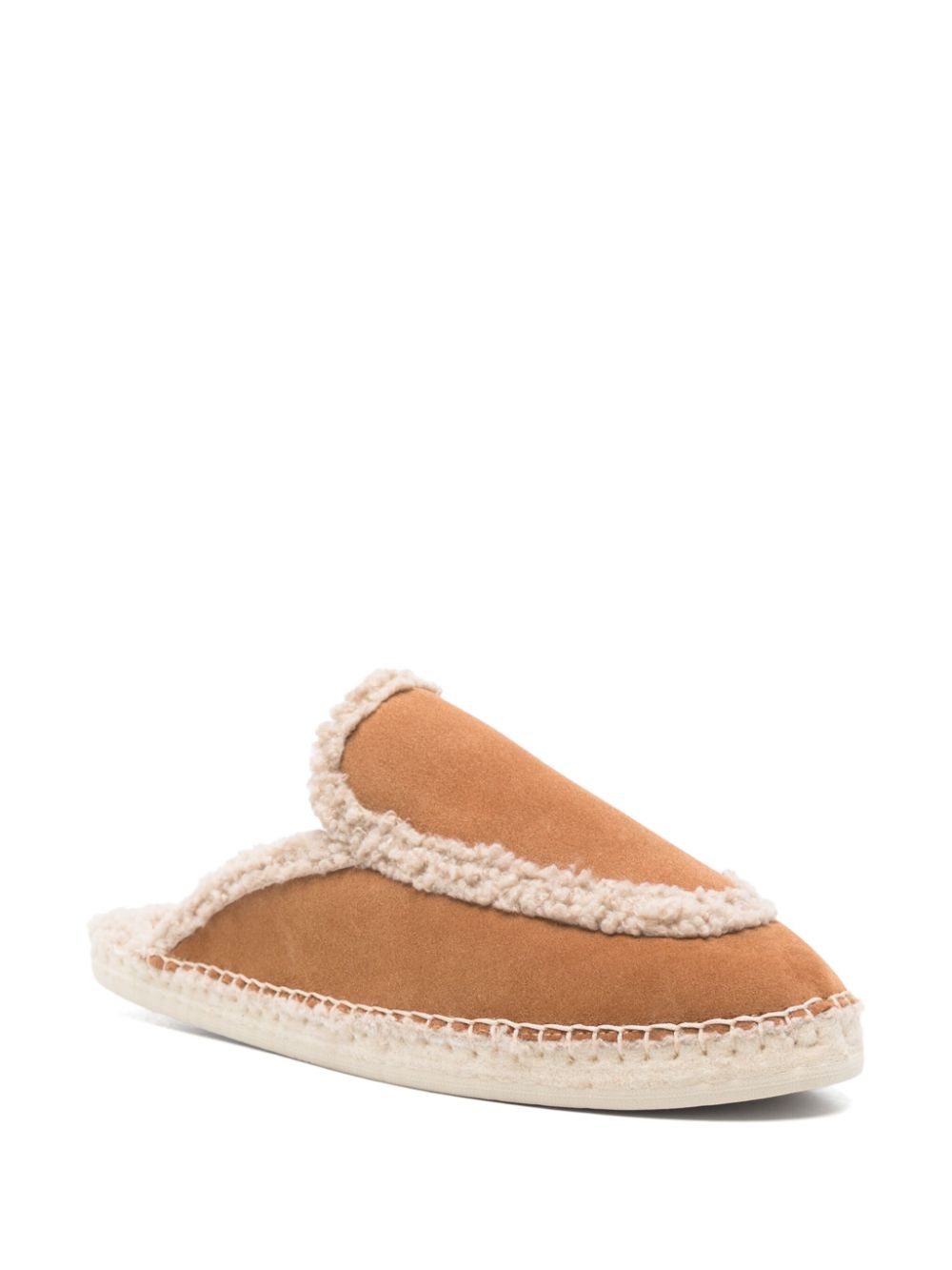 Manebi suede slippers - Brown