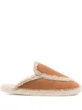 Manebi suede slippers - Brown