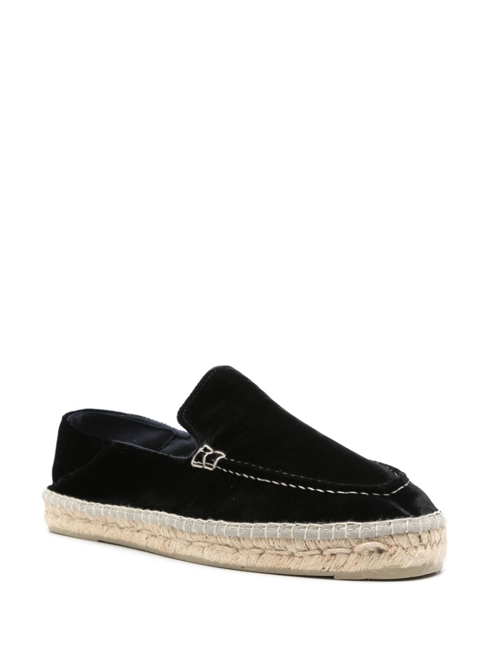 Manebi velvet espadrilles - Black