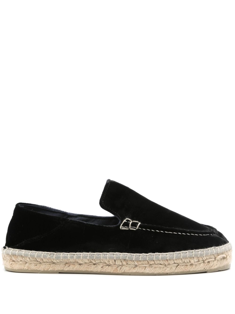 Manebi velvet espadrilles - Black