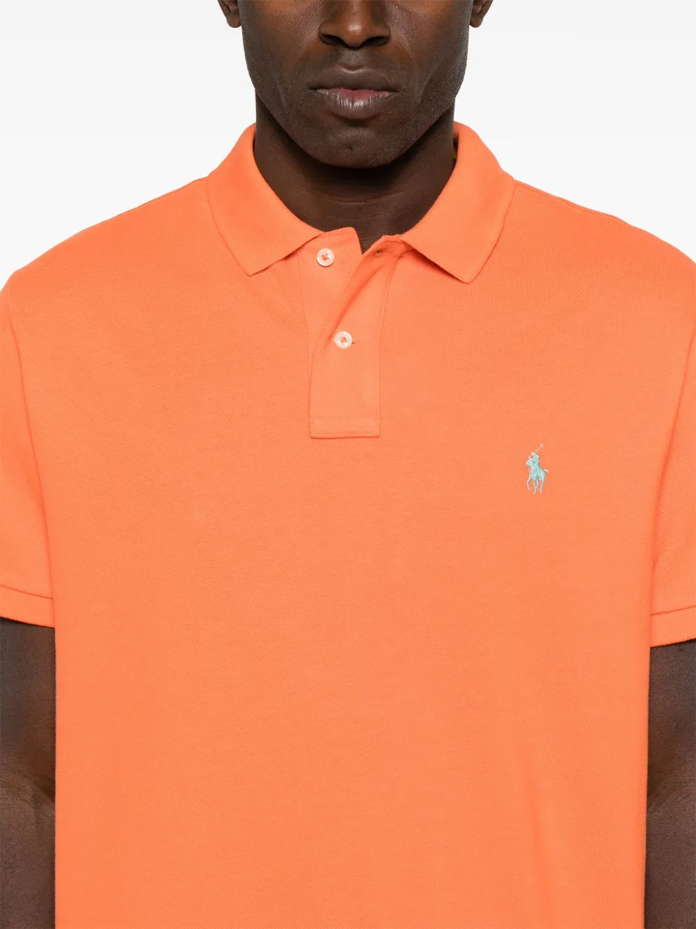 Polo Ralph Lauren Poloshirt met borduurwerk Oranje