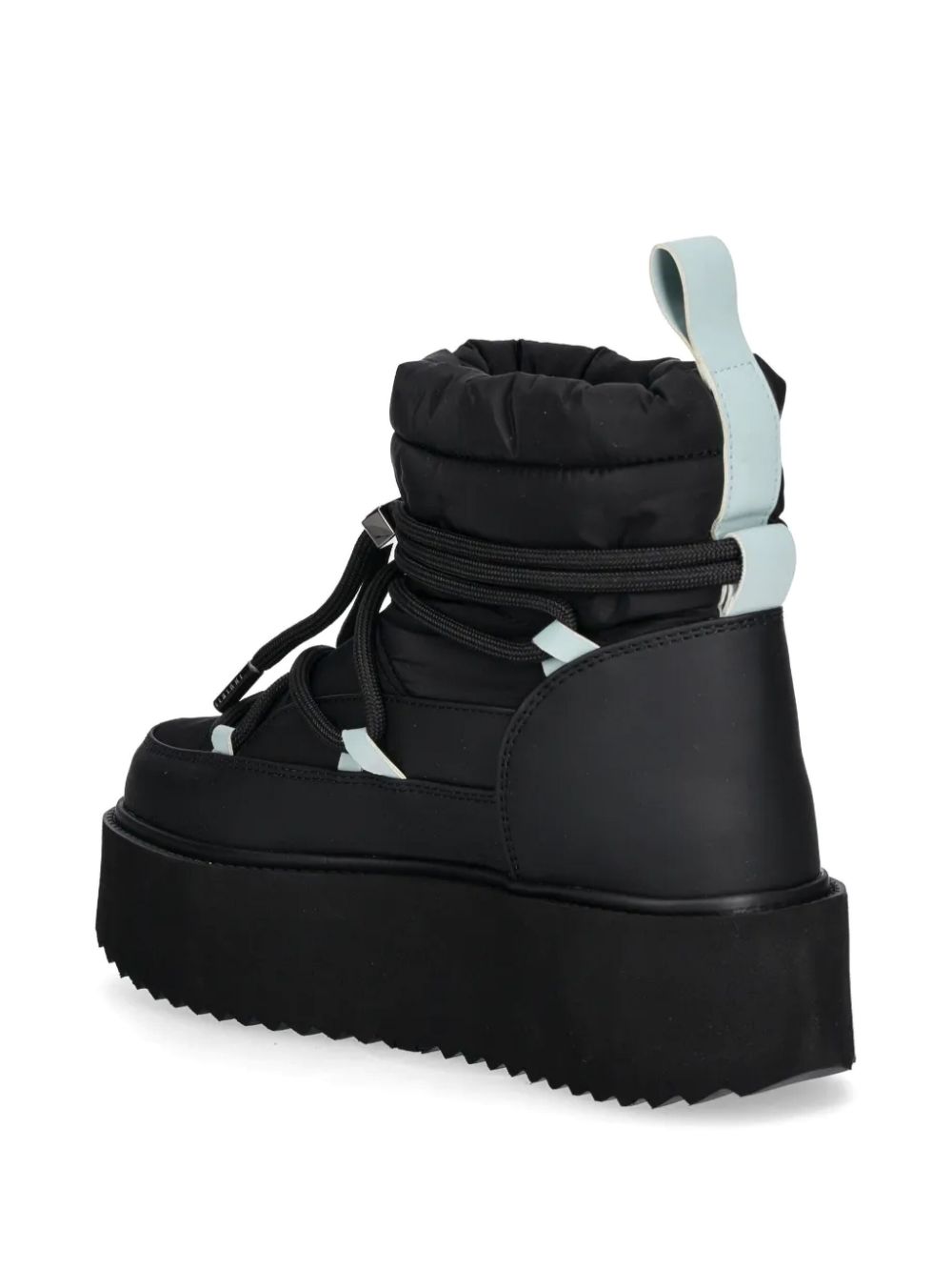 Inuikii ankle high-platform boots Black