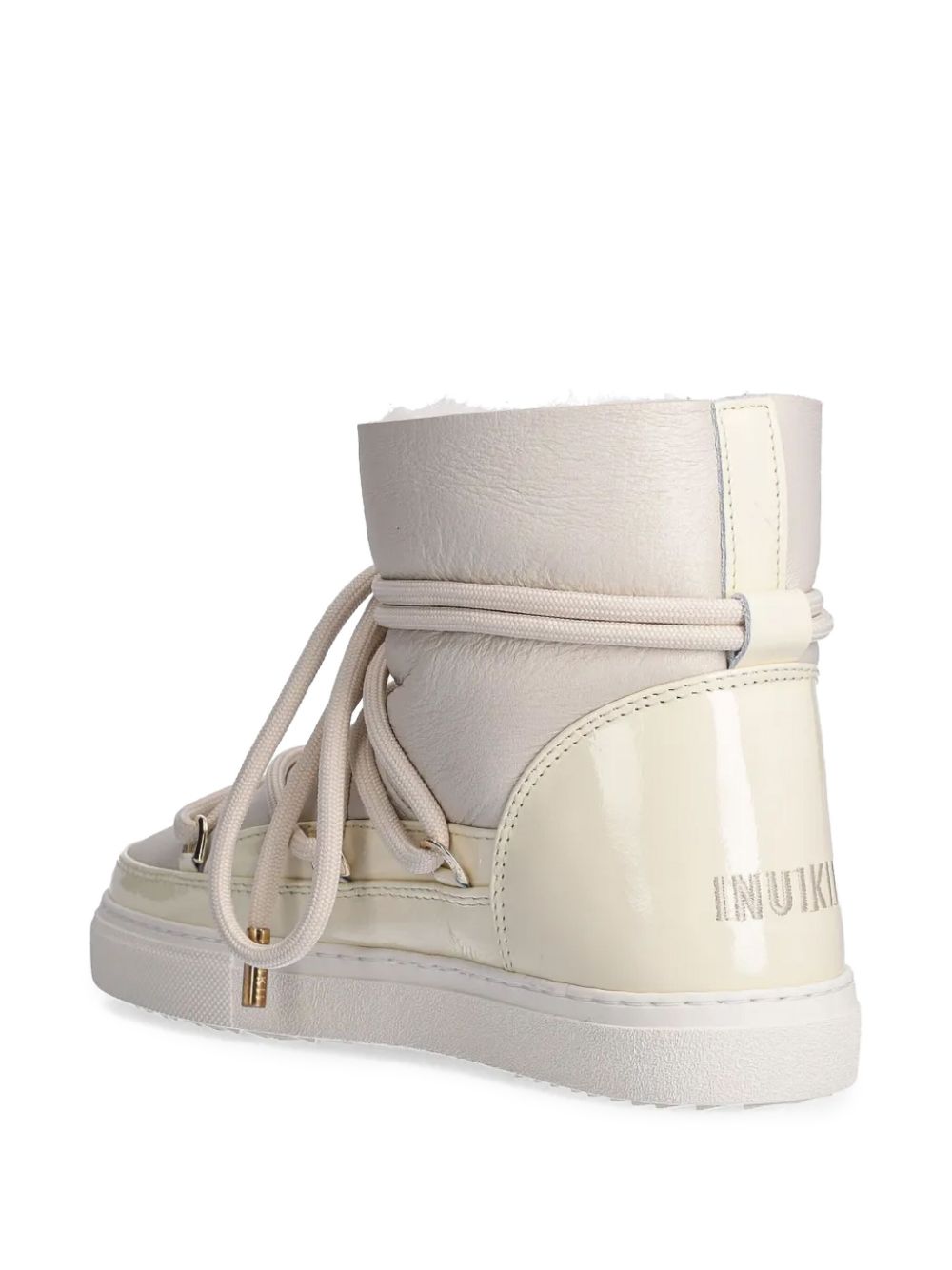 Inuikii leather lace-up boots Wit