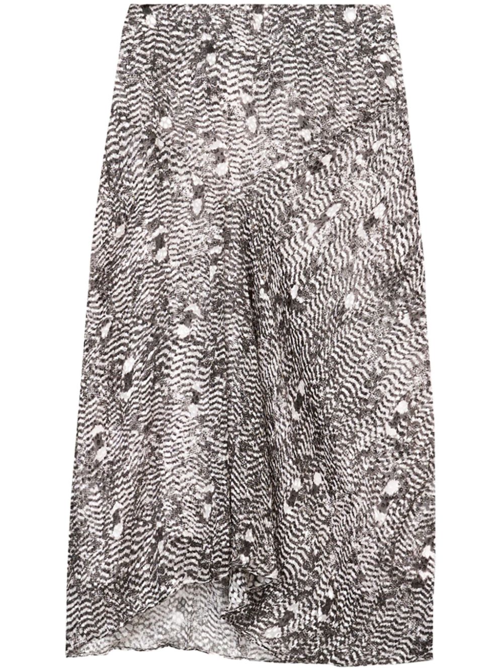 ISABEL MARANT Lisanne midi-rok Zwart