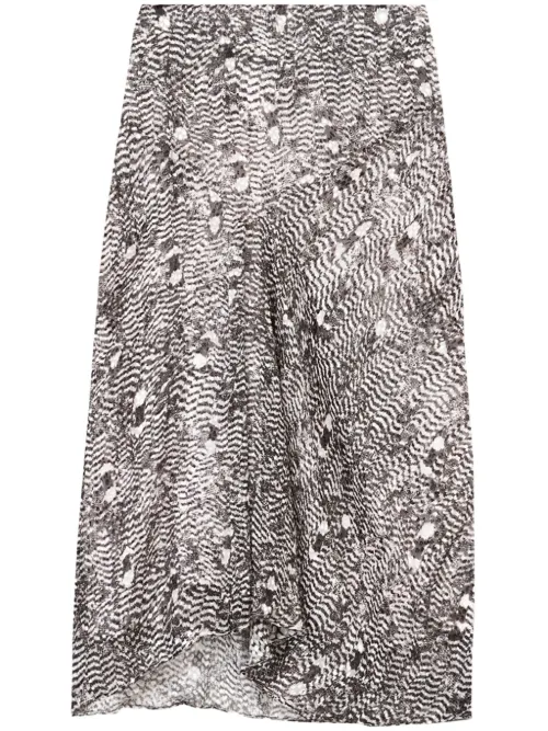Jupe mi-longue Lisanne - ISABEL MARANT - Modalova