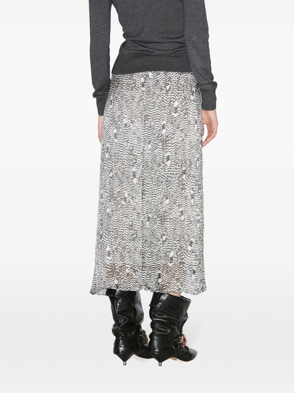 ISABEL MARANT Lisanne midi-rok Zwart