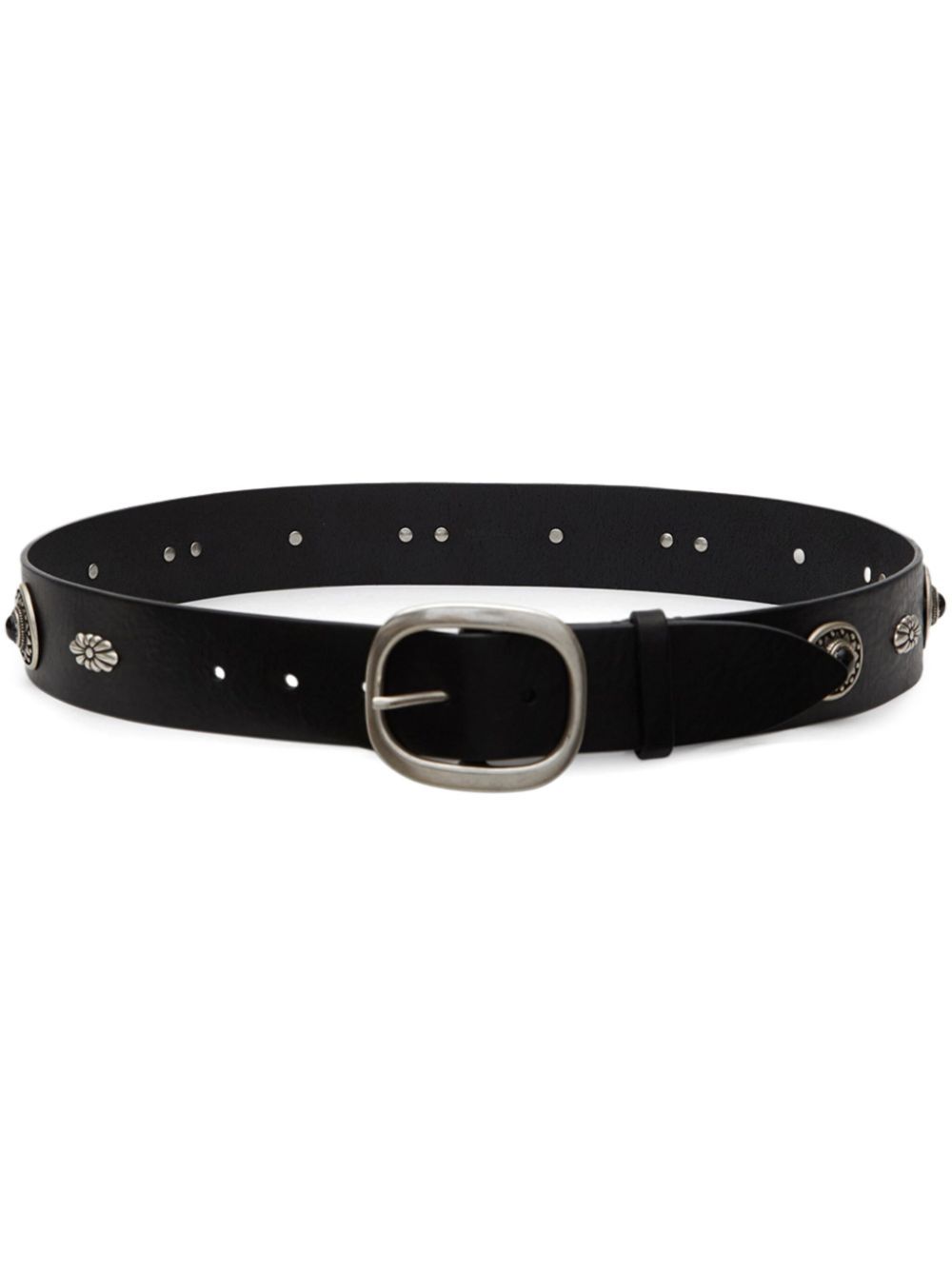 MARANT STUD-EMBELLISHED LEATHER BELT 