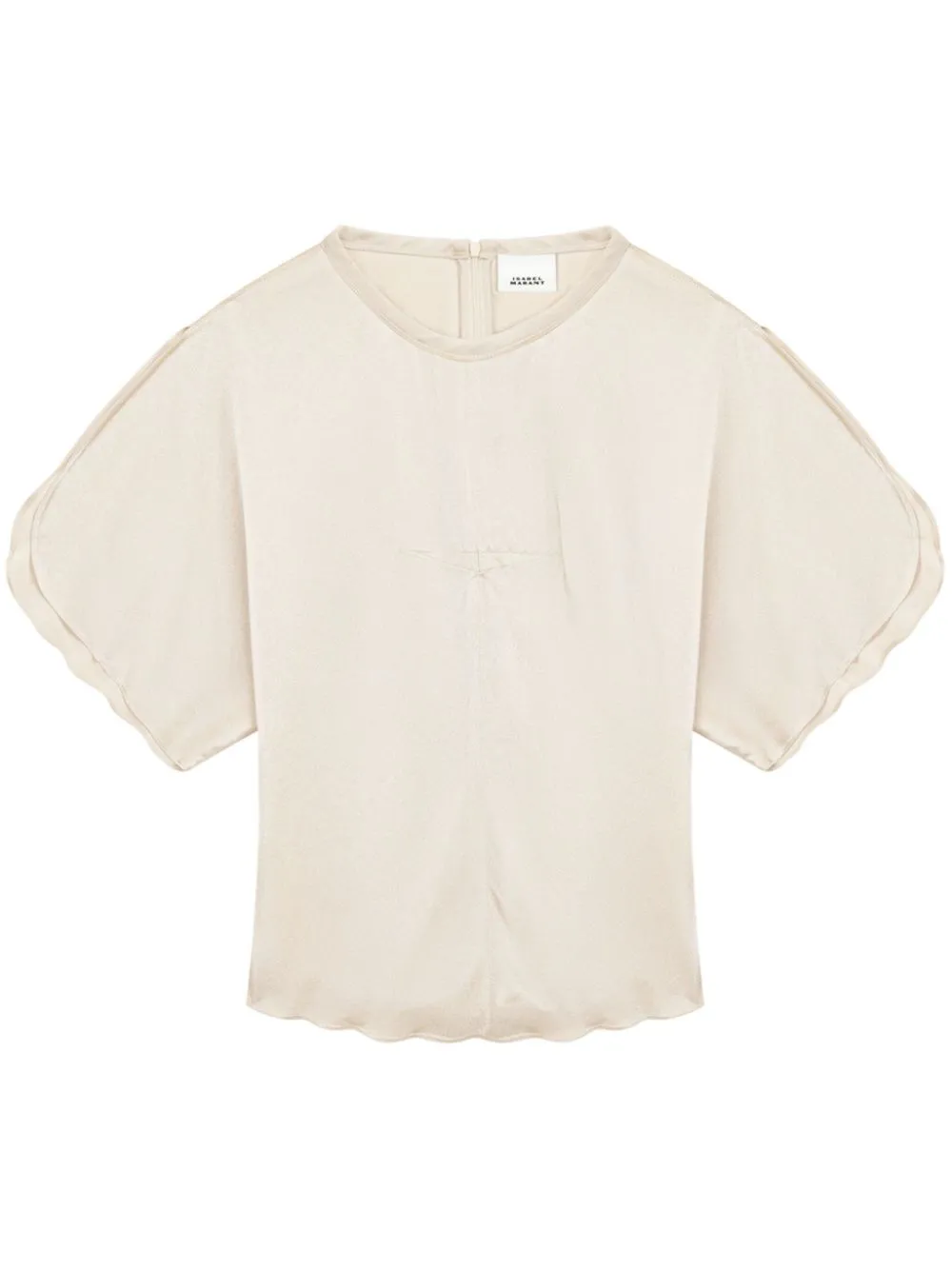 Isabel Marant Karlita Blouse In Neutrals