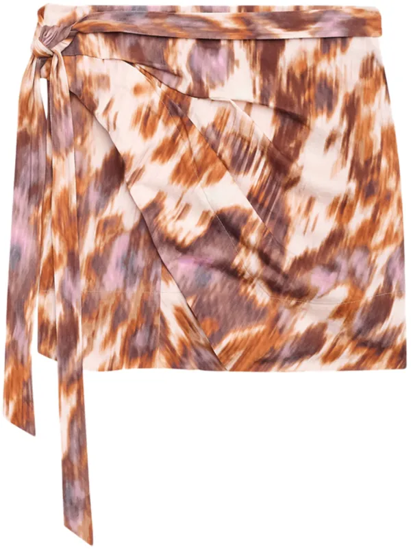 Marant Étoile Berenice Miniskirt in Brown
