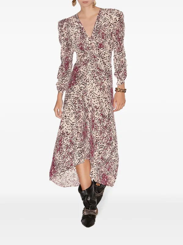 ISABEL MARANT Albini Dress | Purple | FARFETCH