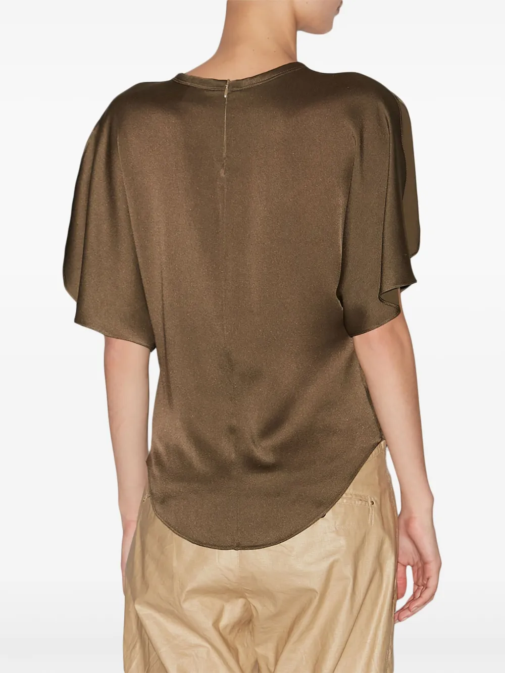 ISABEL MARANT Karlita blouse Groen