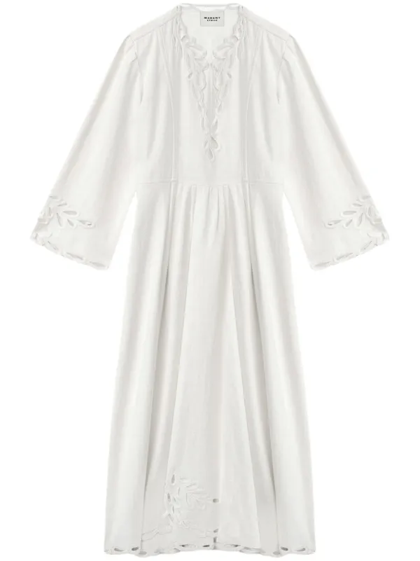【送料&関税込】Marant Atoile Tianny Long Dress By Marant E Isabel Marant Tianny Dress in White – Hampden Clothing