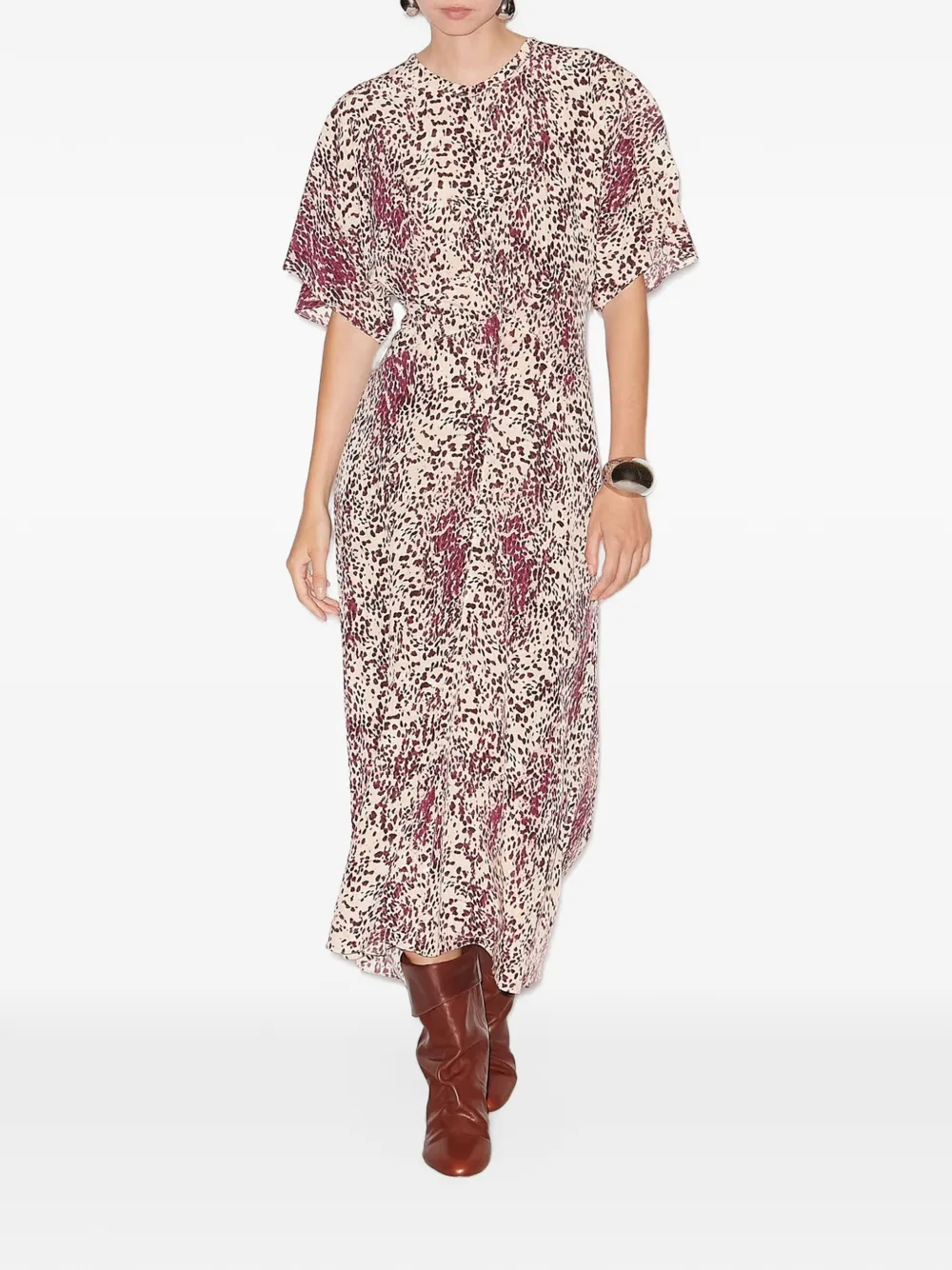 ISABEL MARANT Keany jurk Paars