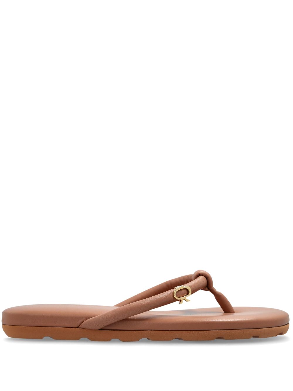 Gianvito Rossi Juno flip-flop sandals Neutrals