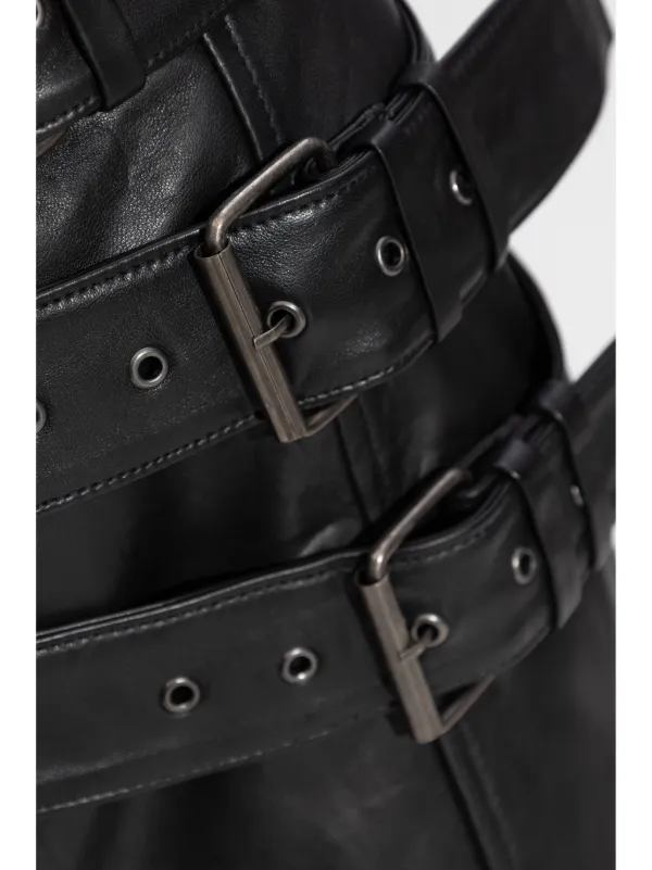 Gestuz レザースカート | ブラック | FARFETCH JP