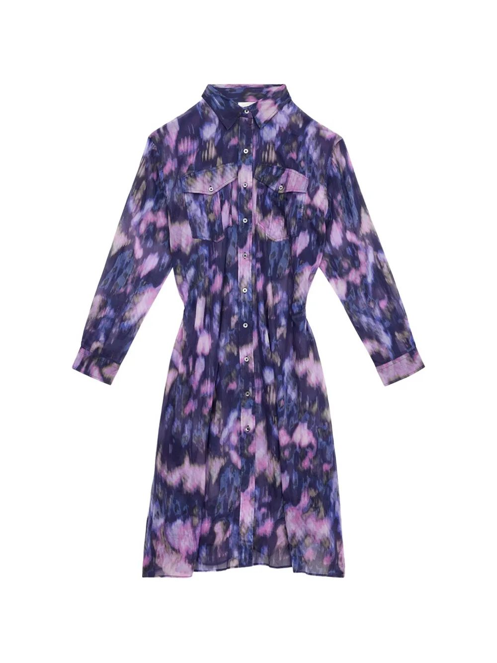 MARANT ÉTOILE Chemisier Eliane asimmetrico - Blu
