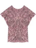 ISABEL MARANT Tullya top - Purple