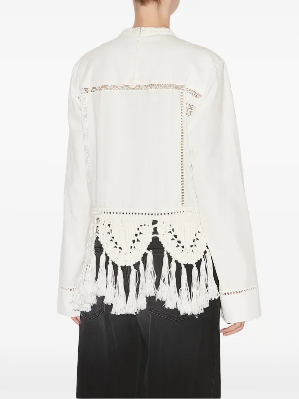 ISABEL MARANT Severine Top | White | FARFETCH