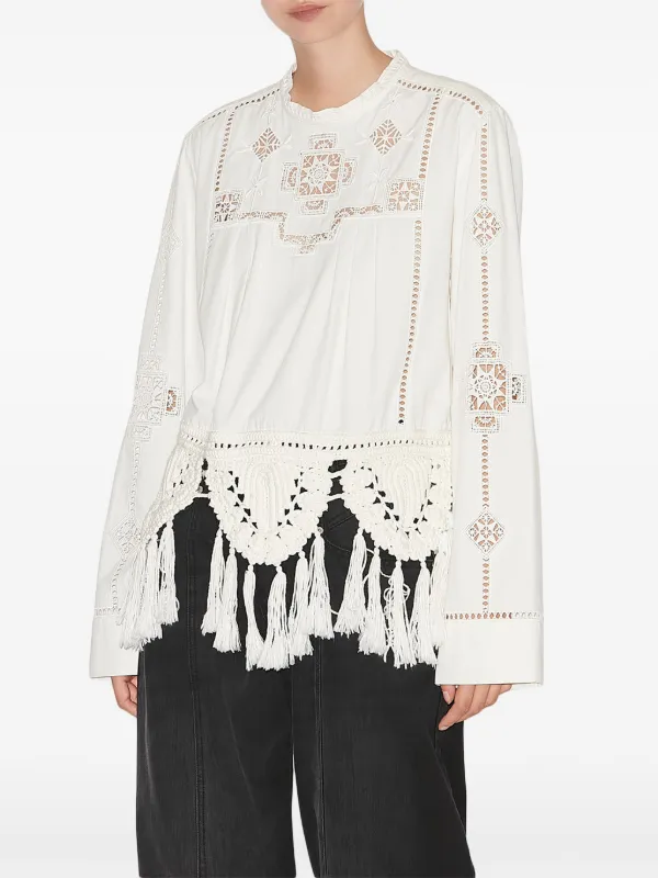 ISABEL MARANT Severine トップ | ホワイト | FARFETCH JP