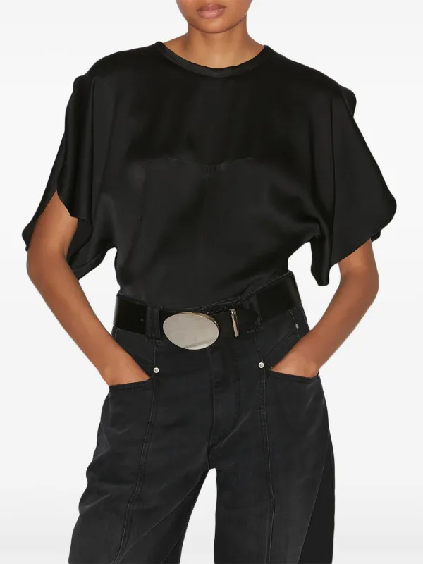 ISABEL MARANT Karlita T-shirt | Black | FARFETCH