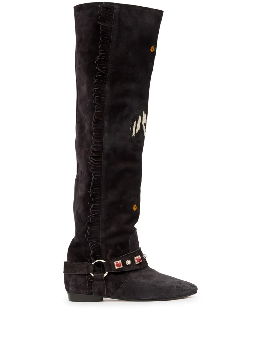 ISABEL MARANT Soksa thigh boots Black