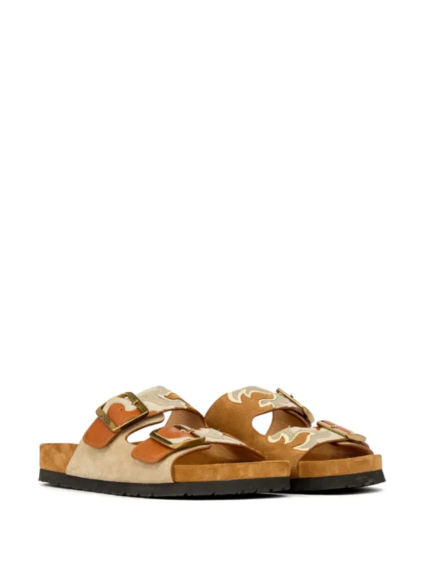 サンダル・ミュール ISABEL MARANT Army Green Suede Thong Sandals Women's Sandals, Clogs & Mules | ISABEL MARANT Official