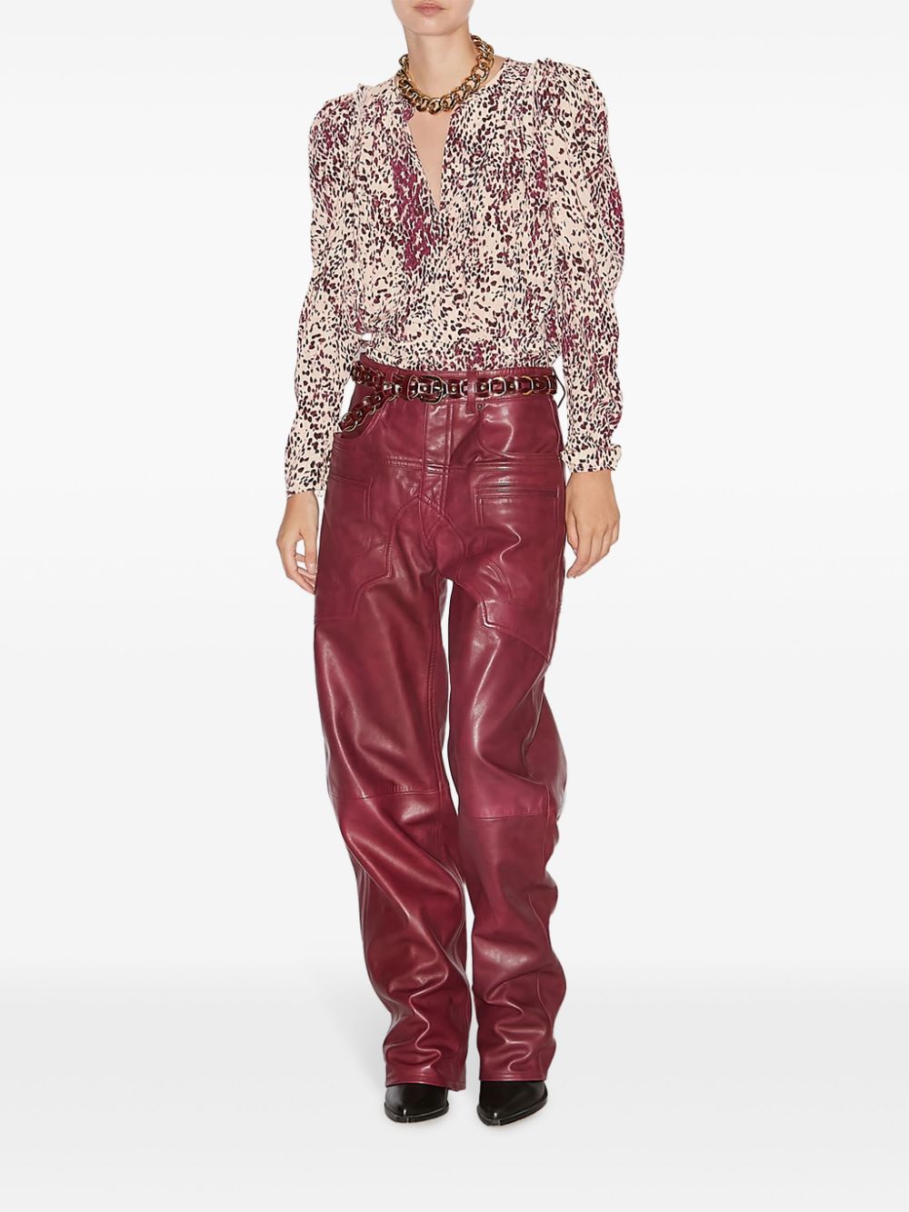 ISABEL MARANT Zarga blouse - Paars