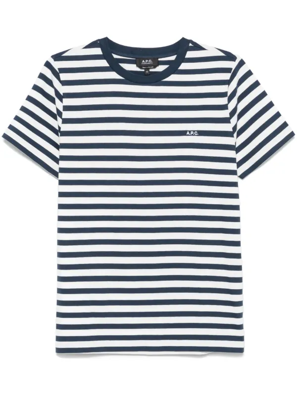 A.P.C. ストライプ Tシャツ M A.P.C. ストライプ Tシャツ | ホワイト | FARFETCH JP
