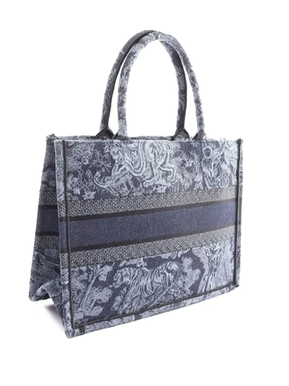 Christian Dior Pre-Owned 2020-2024 Medium Toile de Jouy Book tote bag - Blauw