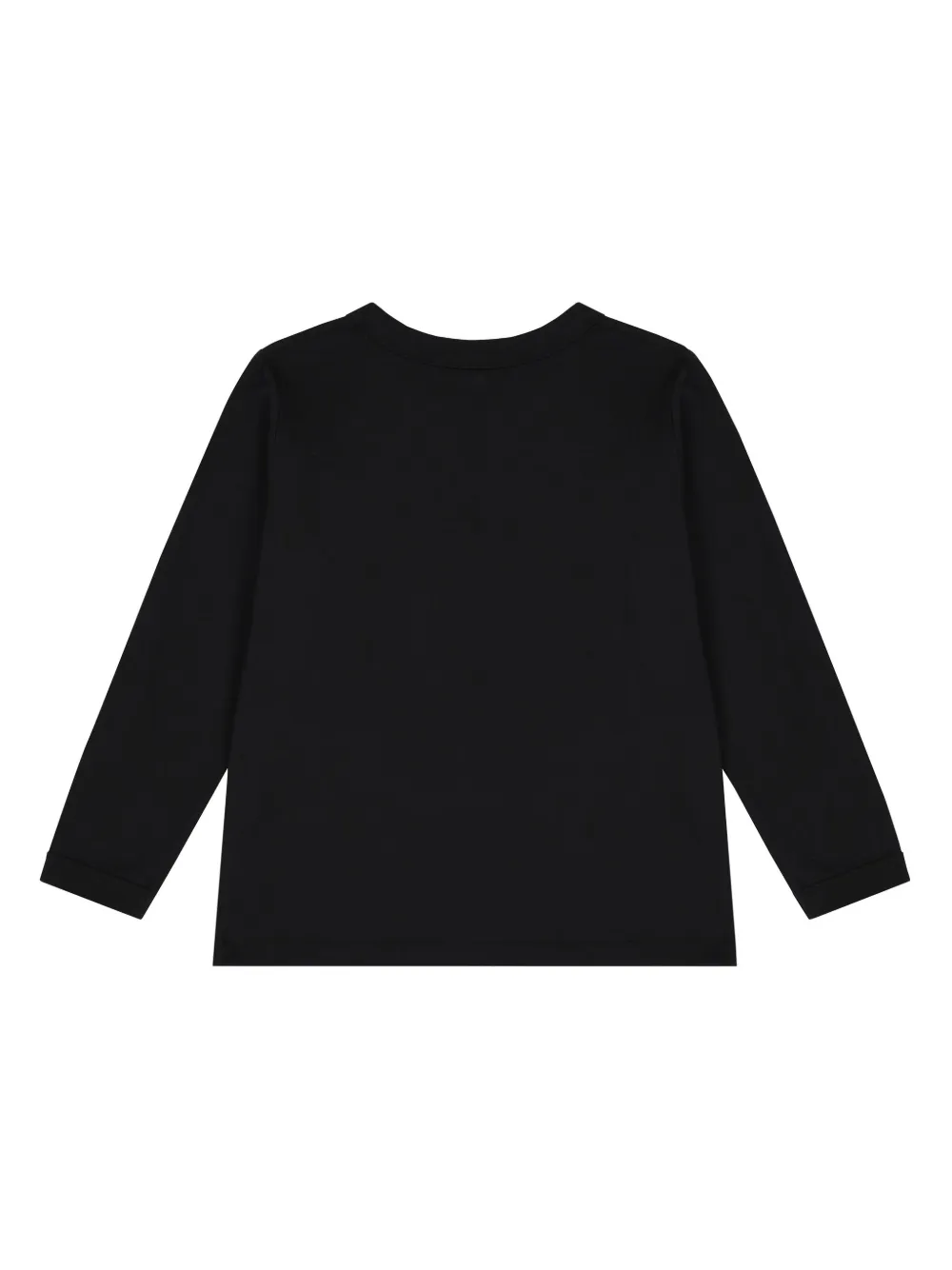 Stella McCartney Kids T-shirt van biologisch katoen met logoprint - Zwart