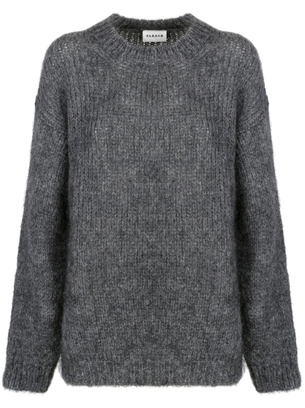 crew-neck wool jumper