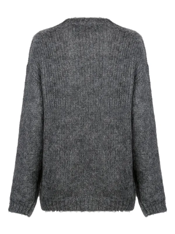 crew-neck Wool Jumper Grey FARFETCH UK