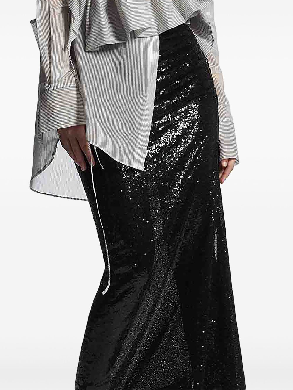 Rabanne sequin-embellished maxi skirt Women