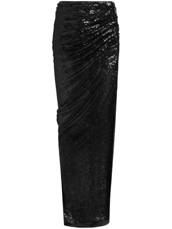 Maticevski sequin-embellished Maxi Skirt Black FARFETCH IN