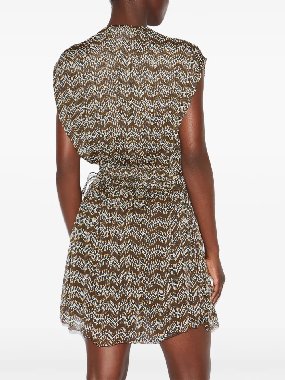 Shop Isabel Marant Étoile Anawa Mini Dress In Nude