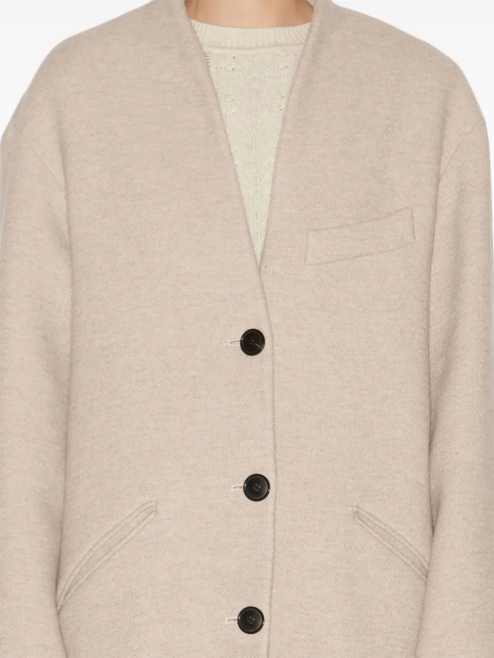 Isabel Marant Étoile Eris Coat In Neutrals