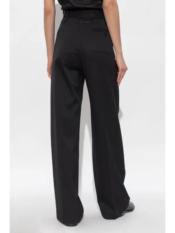 MM6 Maison Margiela テーラードパンツ | ブラック | FARFETCH JP