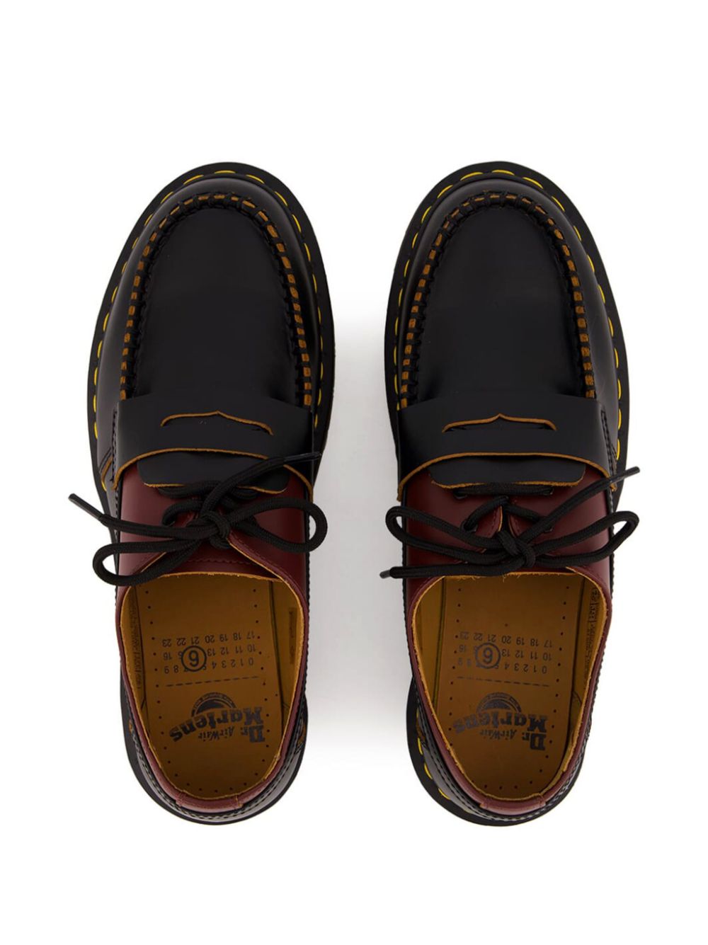 MM6 Maison Margiela x Dr Martens 1461 loafers Black