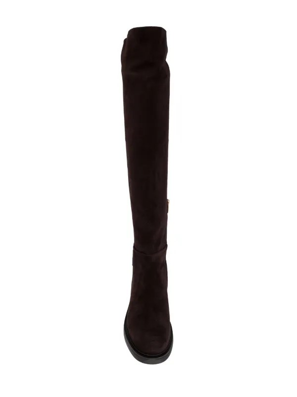 最終価格Gianvito Rossi スエードロングブーツ Gianvito Rossi(ジャンヴィト ロッシ)のスエードロングブーツ