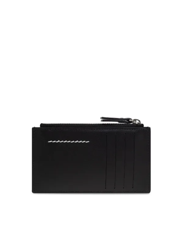 MM6 Maison Margiela numbers-plaque Wallet | Black | FARFETCH