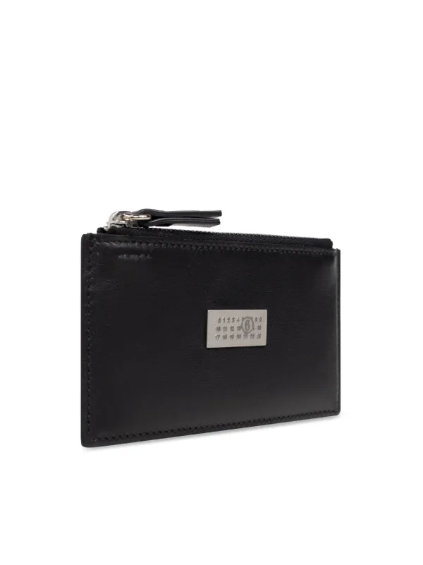 MM6 Maison Margiela numbers-plaque Wallet | Black | FARFETCH BH