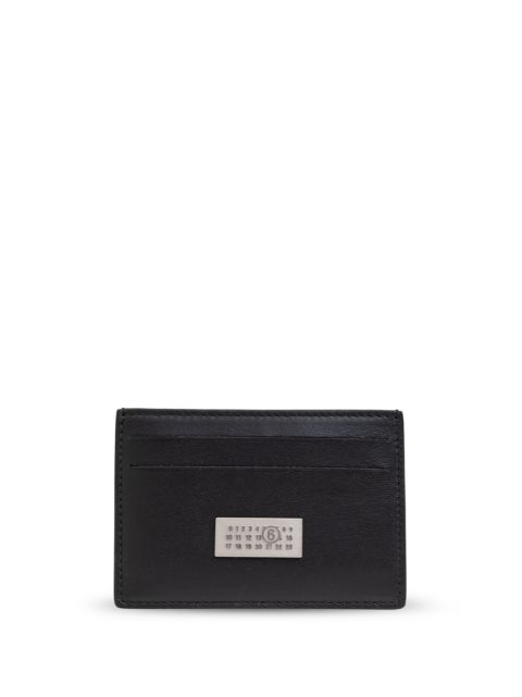 MM6 Maison Margiela signature numbers motif leather cardholder Women