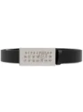 MM6 Maison Margiela numbers-motif belt - Black