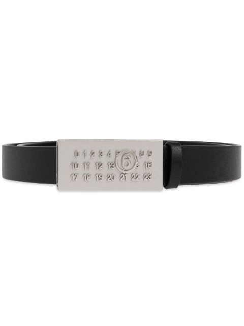 MM6 Maison Margiela numbers-motif belt Women