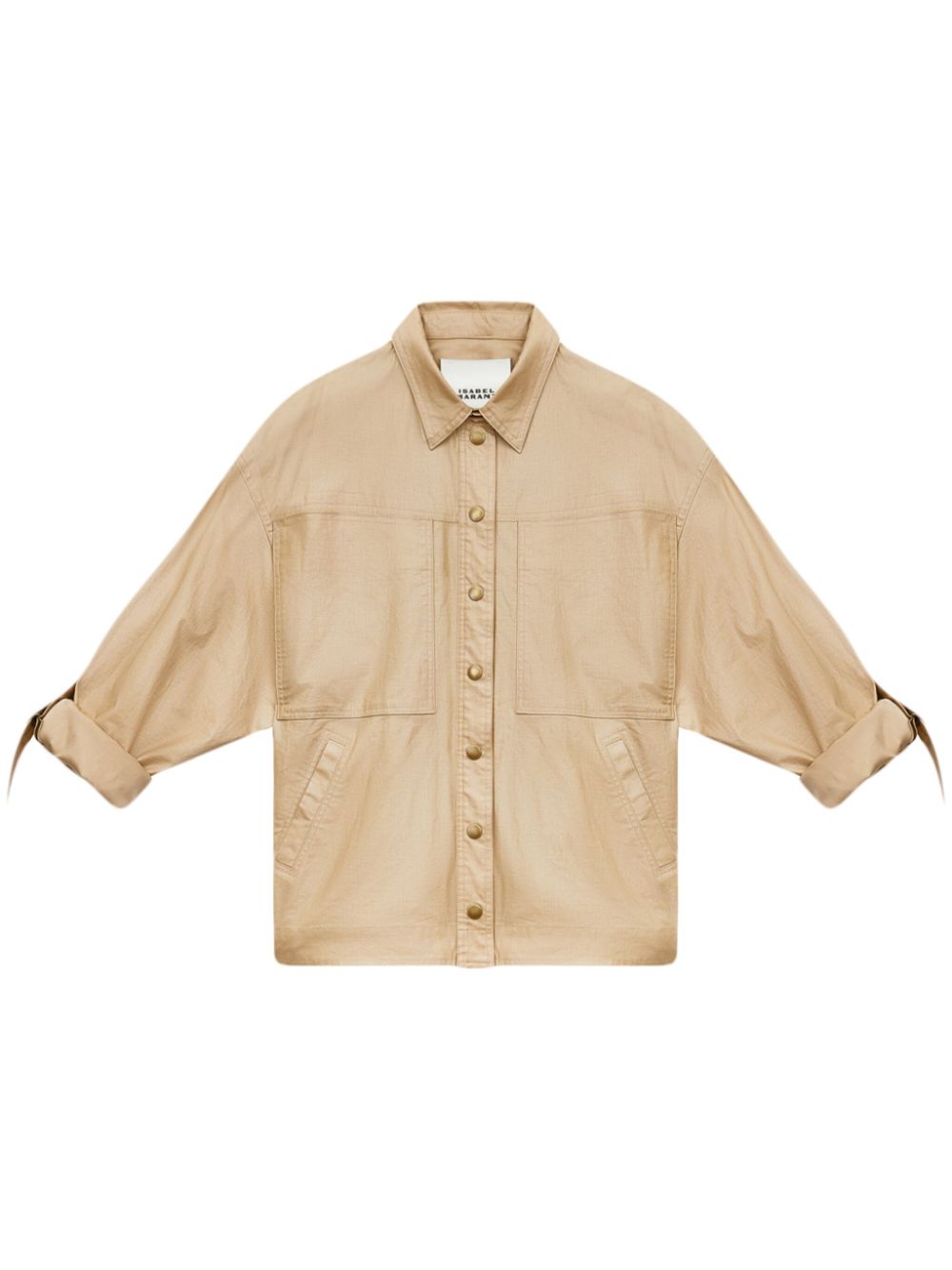 ISABEL MARANT Florania shirtjack Beige