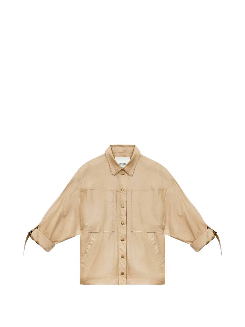 ISABEL MARANT Florania shirtjack Beige