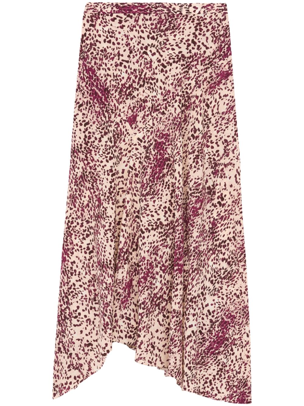 ISABEL MARANT Sakura midi-rok Paars