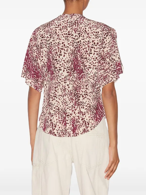 ISABEL MARANT Karlita Top | Purple | FARFETCH PL