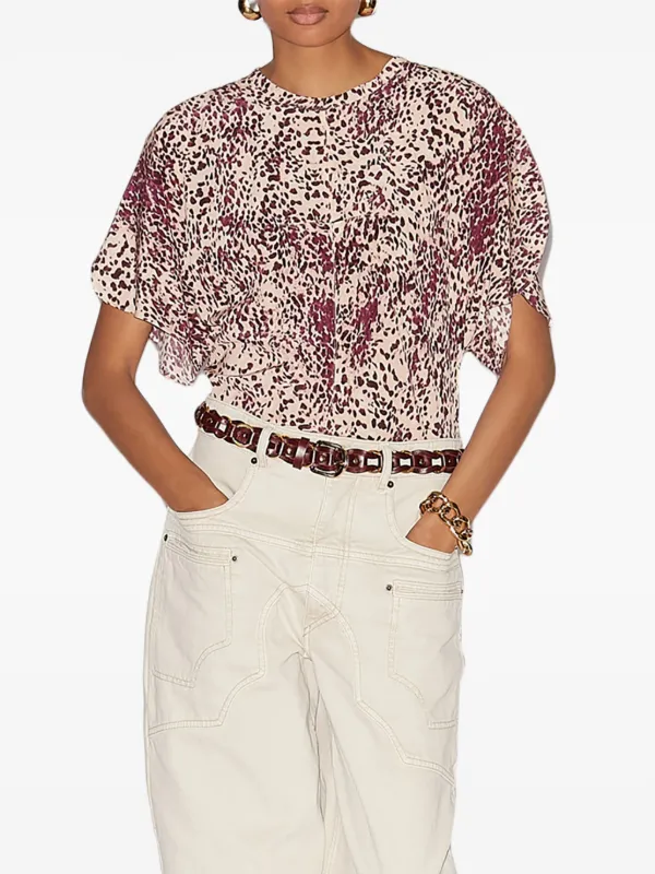 ISABEL MARANT Karlita Top | Purple | FARFETCH